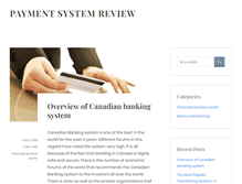 Tablet Screenshot of paymentsystemreview.ca